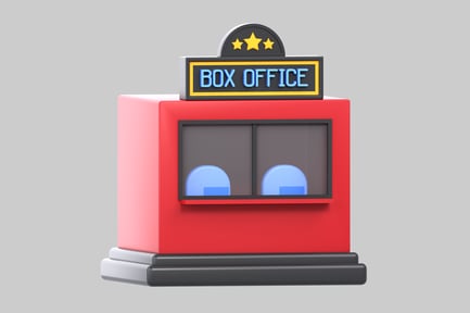 Preview: Cartoon box office ticket booth