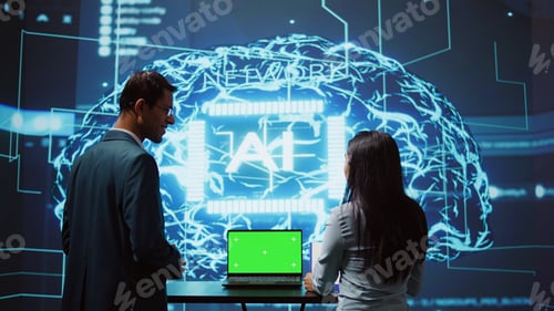 Preview: Startup coworkers brainstorming ways to use AI