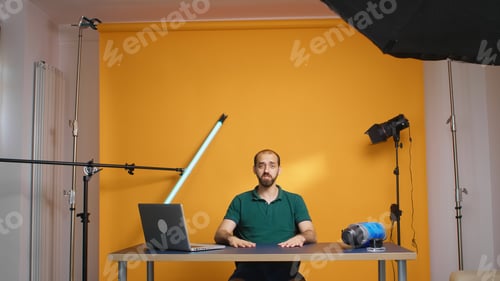 Preview: Happy famous content creator