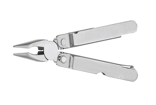 Preview: Steel multitool on white background
