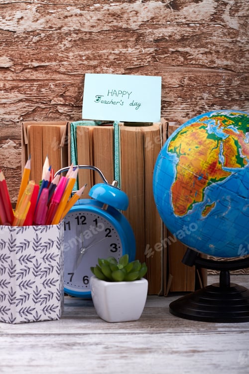 Preview: Composition of items for education.