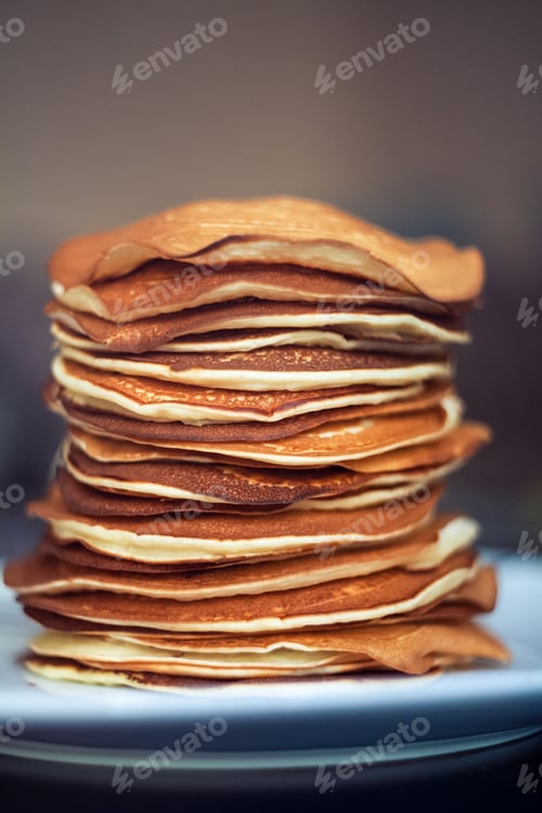 Preview: stack of pancakes on a plate