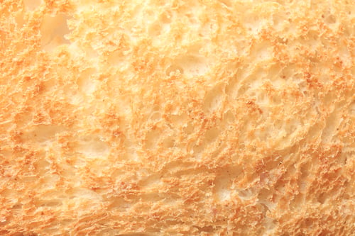 Preview: Toasted bread as background, closeup