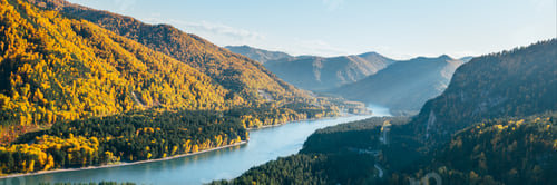 Preview: Autumnal Altai from aerial view