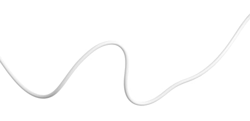 Preview: One color electrical wire isolated on white