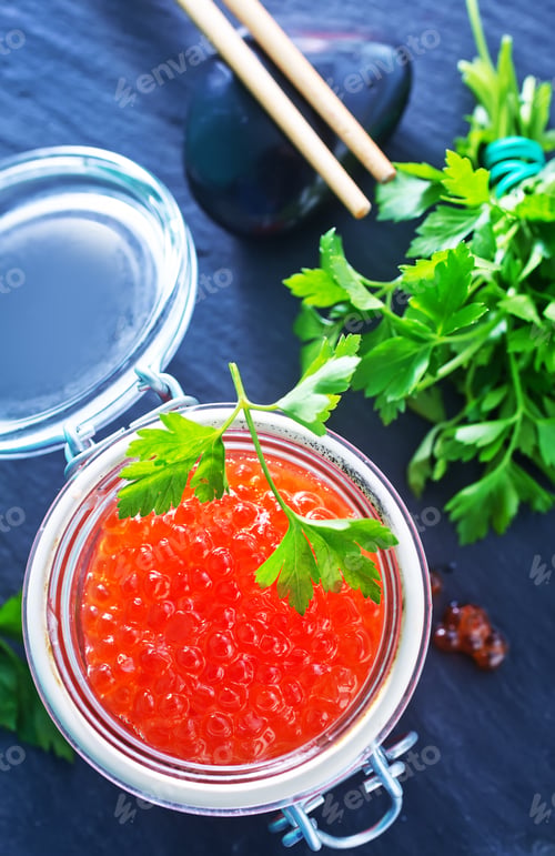 Preview: red salmon caviar