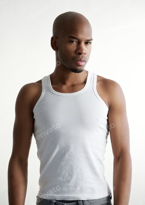 Preview: Masculine black male fashion model