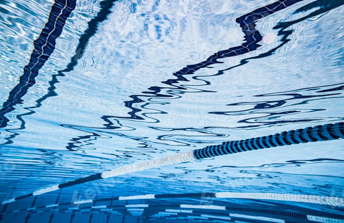 Preview: Sport swimming pool underwater background...