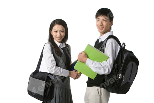 Preview: Students with bookbags