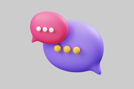 Preview: Rounded dialogue balloons chat icon