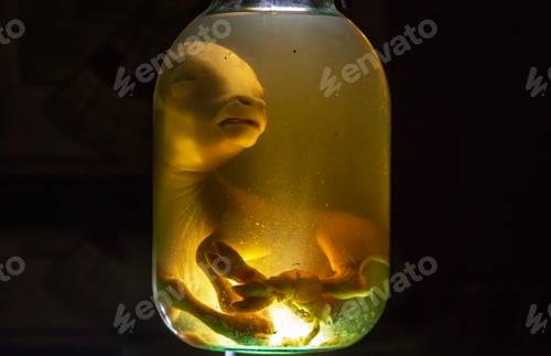 Preview: Animal embryos in formaldehyde