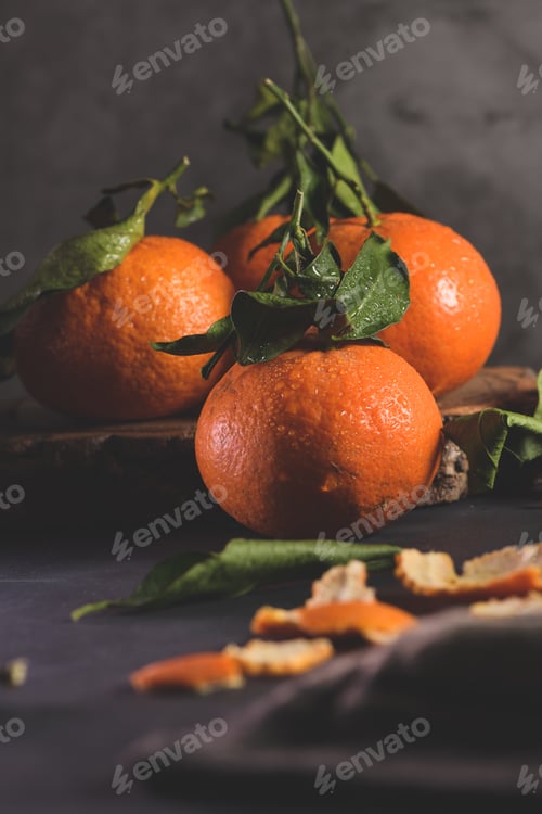 Preview: Fresh mandarin oranges or tangerines