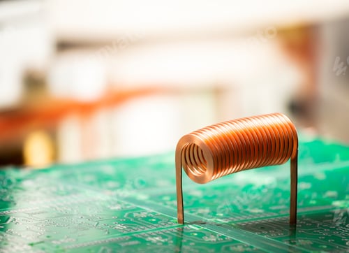 Preview: Close-up A large twisted copper wire