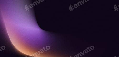 Preview: Purple orange black grain texture abstract background with copy space, wide banner size
