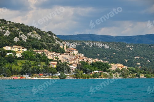 Preview: Beautiful Mediterranean town at sea shore