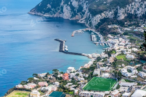 Preview: Port of Capri from above