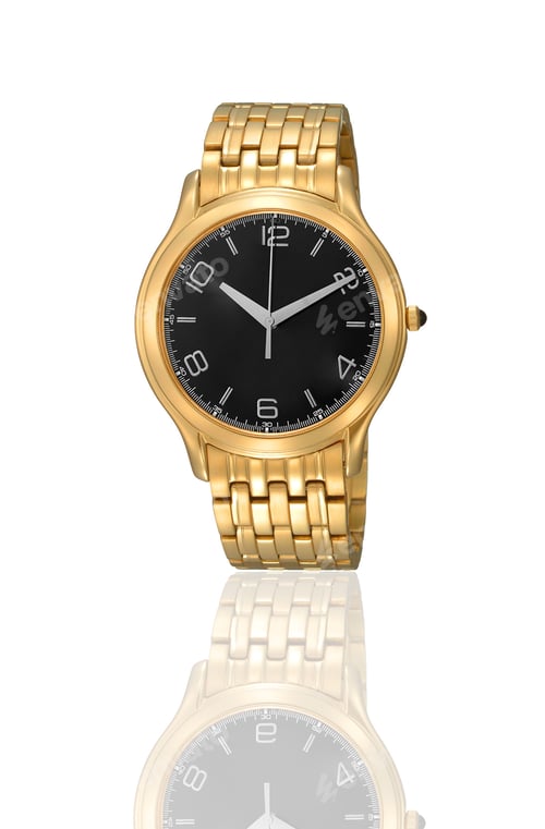 Preview: Men's luxury gold wrist watch