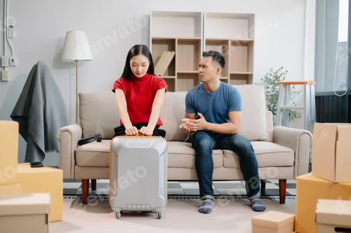 Preview: Asian couples are desperate and disappointed after marriage. Husband and wife are sad, upset