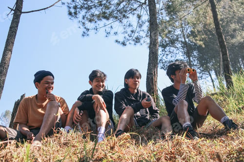 Preview: Friends Hanging Out Together at The Mountain