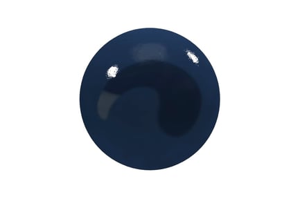 Preview: Glossy dark blue oval with surface detail