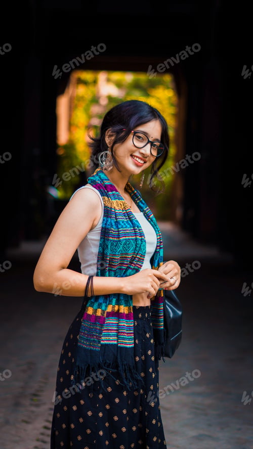 Preview: Portrait of young hot woman posing