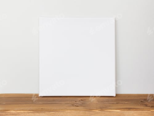 Preview: Blank canvas frame.