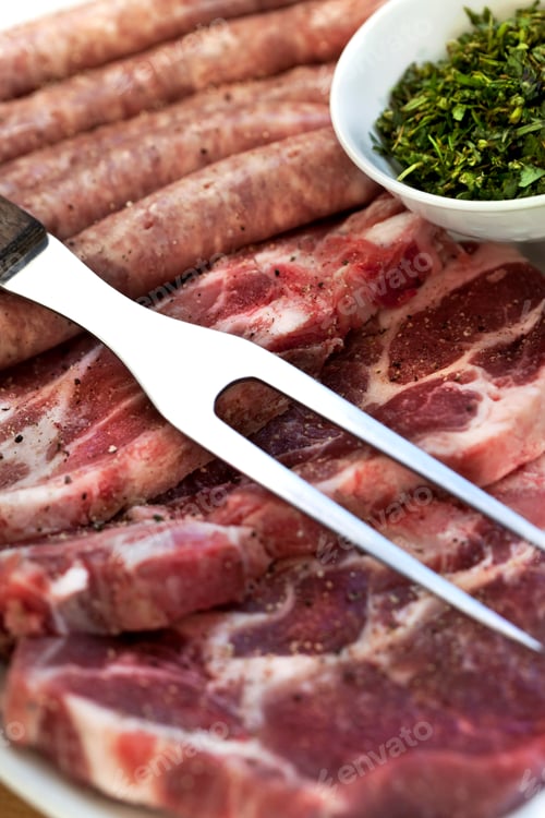 Preview: Pork fillet and sausage