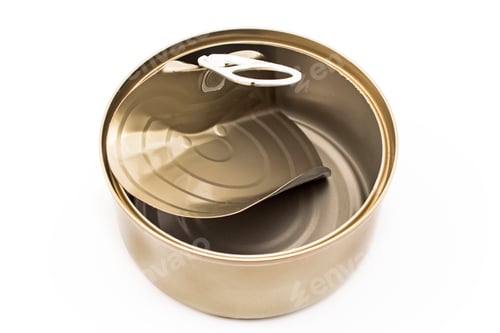 Preview: Empty can isolated on white