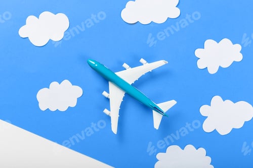 Preview: travel concept with plane