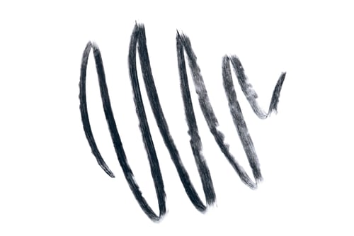Preview: Stroke of eye pencil isolated