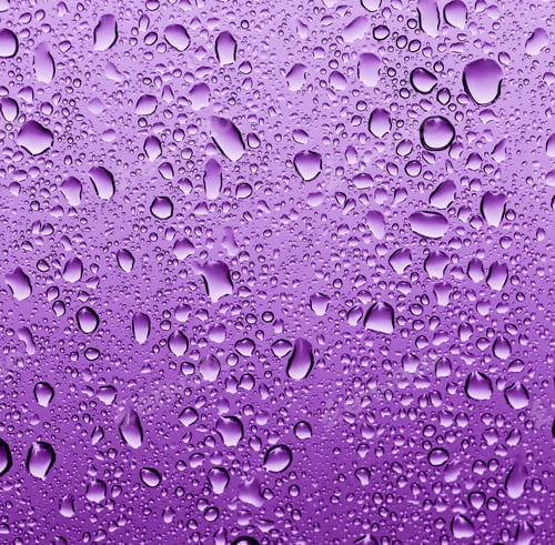 Preview: Water drops on gray background closeup