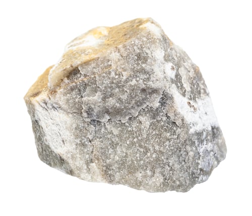 Preview: rough gray Marble rock isolated on white