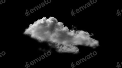Preview: Cloud sky isolated,White smoke on black background, Abstract texture dust or steam flying