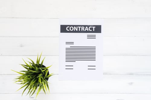 Preview: White office desk wooden table background with open mock up notebooks and pens and plant