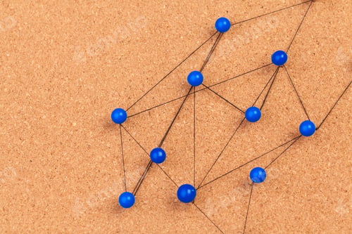 Preview: pins connected creating a network