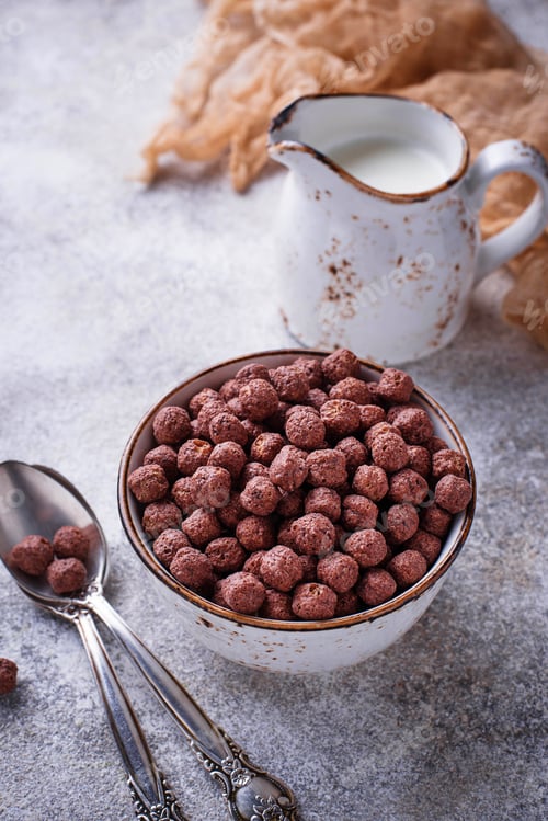 Preview: Cocoa balls corn flakes for breakfast
