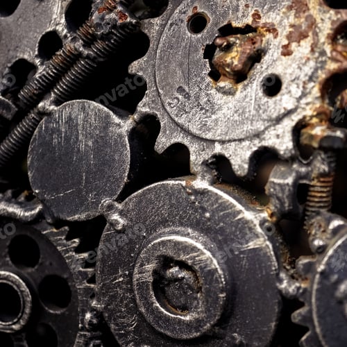 Preview: Nuts And Bolts Texture For Background