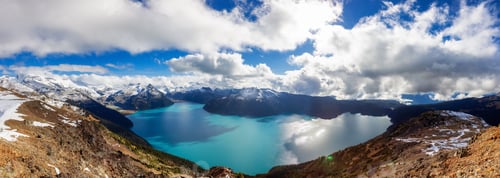 Preview: Panoramic landscape view of Garibaldi Lake