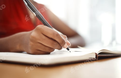 Preview: Jotting down ideas for her business as they come