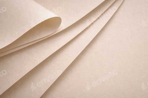 Preview: Folded Beige Paper Abstract Background