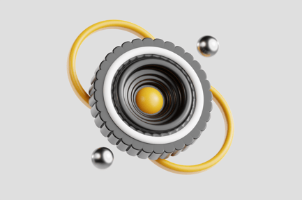 Preview: Modern 3D abstract shape geometric