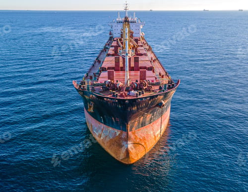 Preview: Majestic cruise ship sailing in the open ocean.
