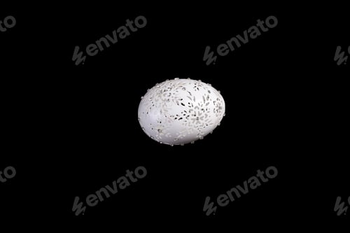 Preview: Easter hen's egg with carving.