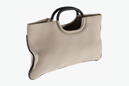 Preview: Elegant Women's Carryall with Circular Handles