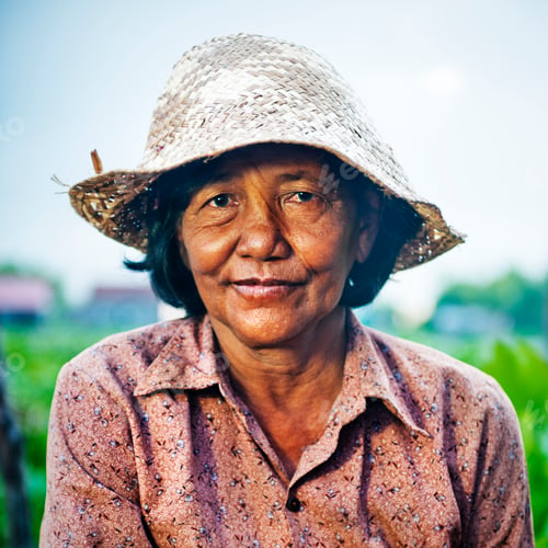Preview: Portrait of a Cambodian woman