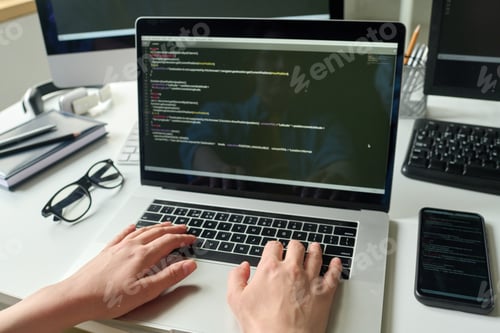 Preview: Programmer working on brand new code