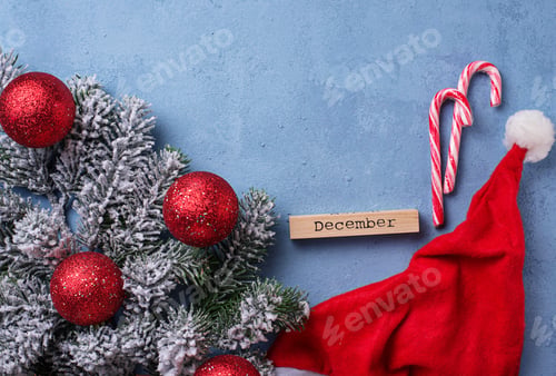 Preview: Christmas or New year festive background