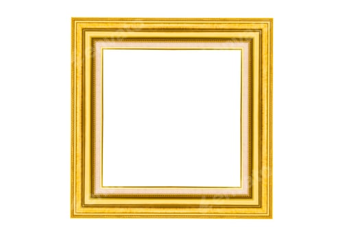 Preview: Golden wood picture frame