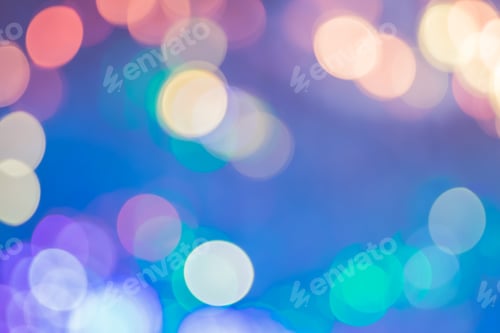 Preview: Abstract blurred circle bokeh light,use for background