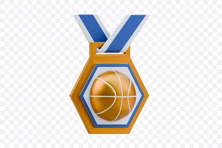 Preview: 3D Basketball Medal